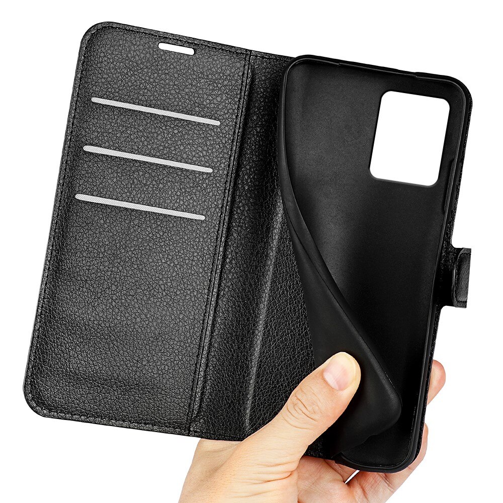 Coque portefeuille Motorola Moto G14, Noir