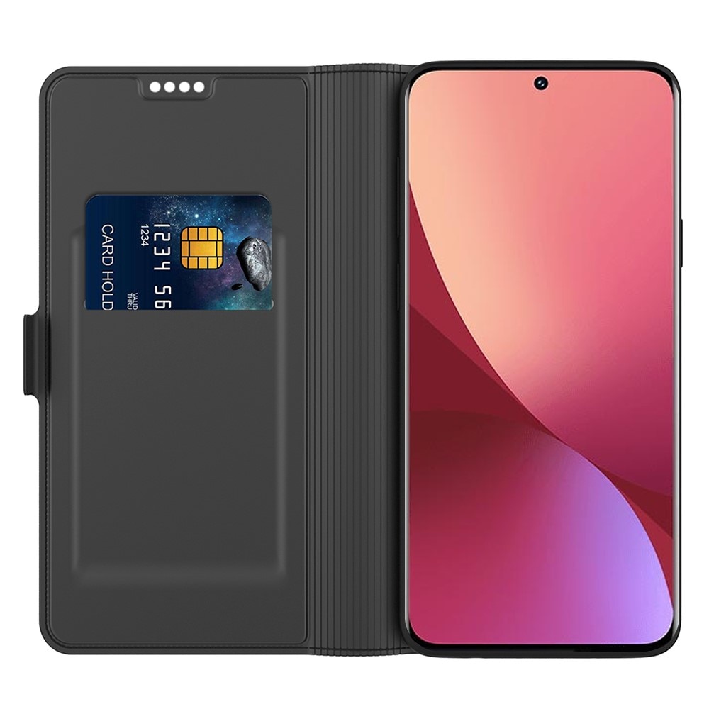 Étui portefeuille Slim Card Wallet Xiaomi Redmi 12 5G, noir