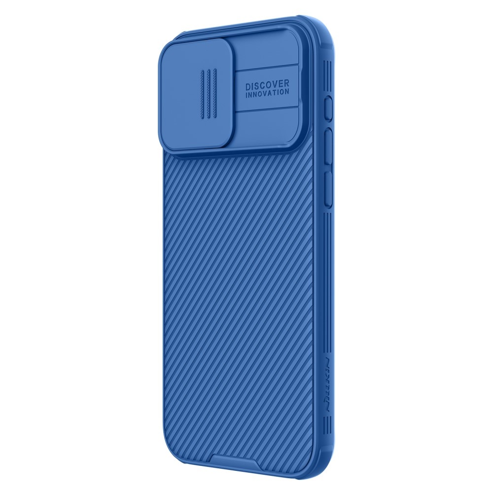 Coque CamShield iPhone 15 Pro Max, bleu