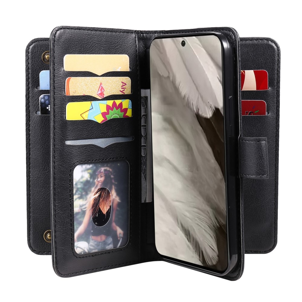 Coque portefeuille Multi-slot Google Pixel 8, noir