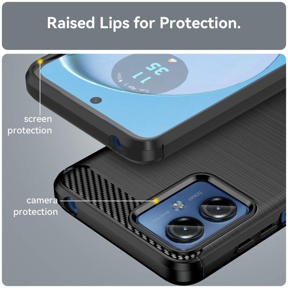 Coque TPU Brushed Motorola Moto G14, [FÄRG}