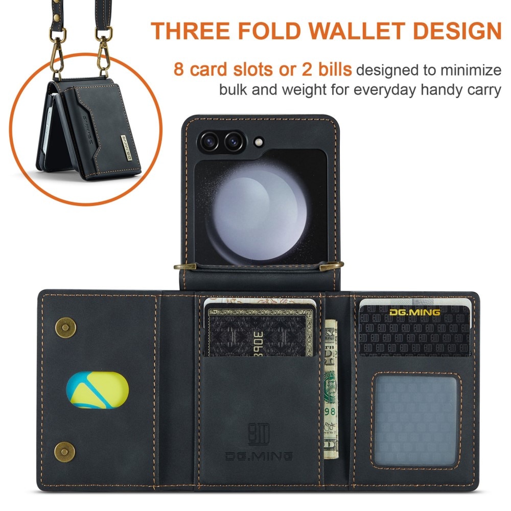 Coque Card Slot Samsung Galaxy Z Flip 6, Black
