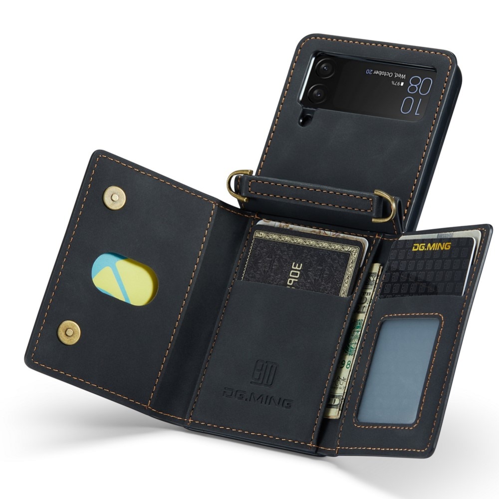 Coque Card Slot Samsung Galaxy Z Flip 4, Black