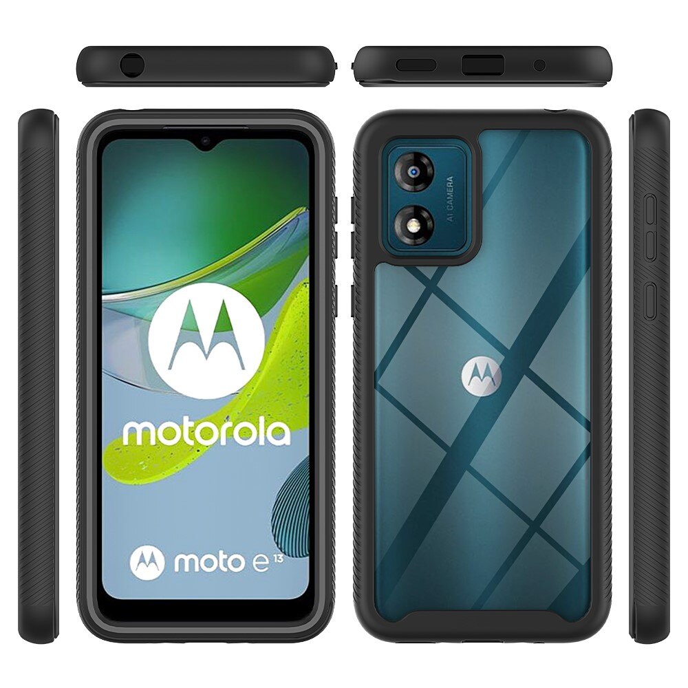 Coque Full Protection Motorola Moto E13, noir