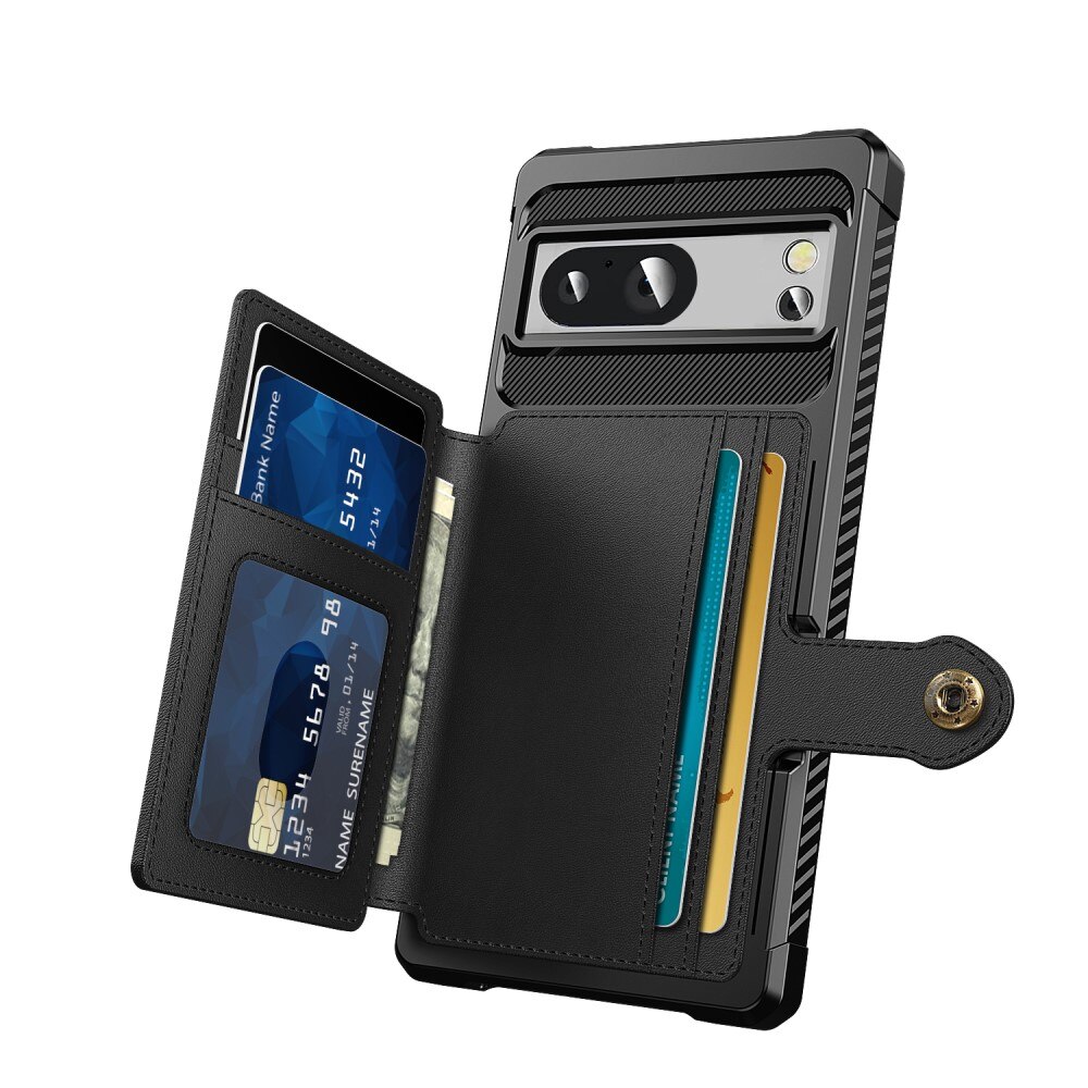 Coque porte-cartes Tough Multi-slot Google Pixel 8 Pro, Noir