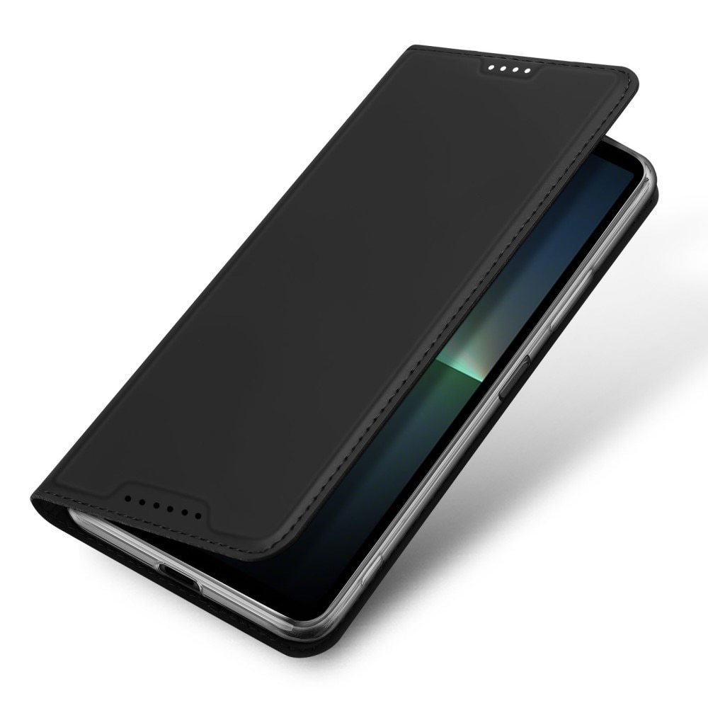 Étui portefeuille Skin Pro Series Sony Xperia 5 V, Black