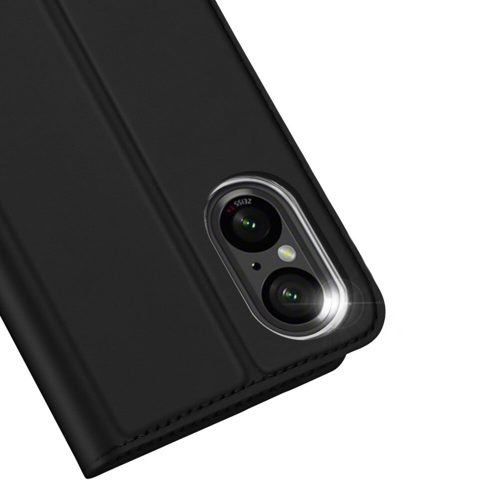 Étui portefeuille Skin Pro Series Sony Xperia 5 V, Noir