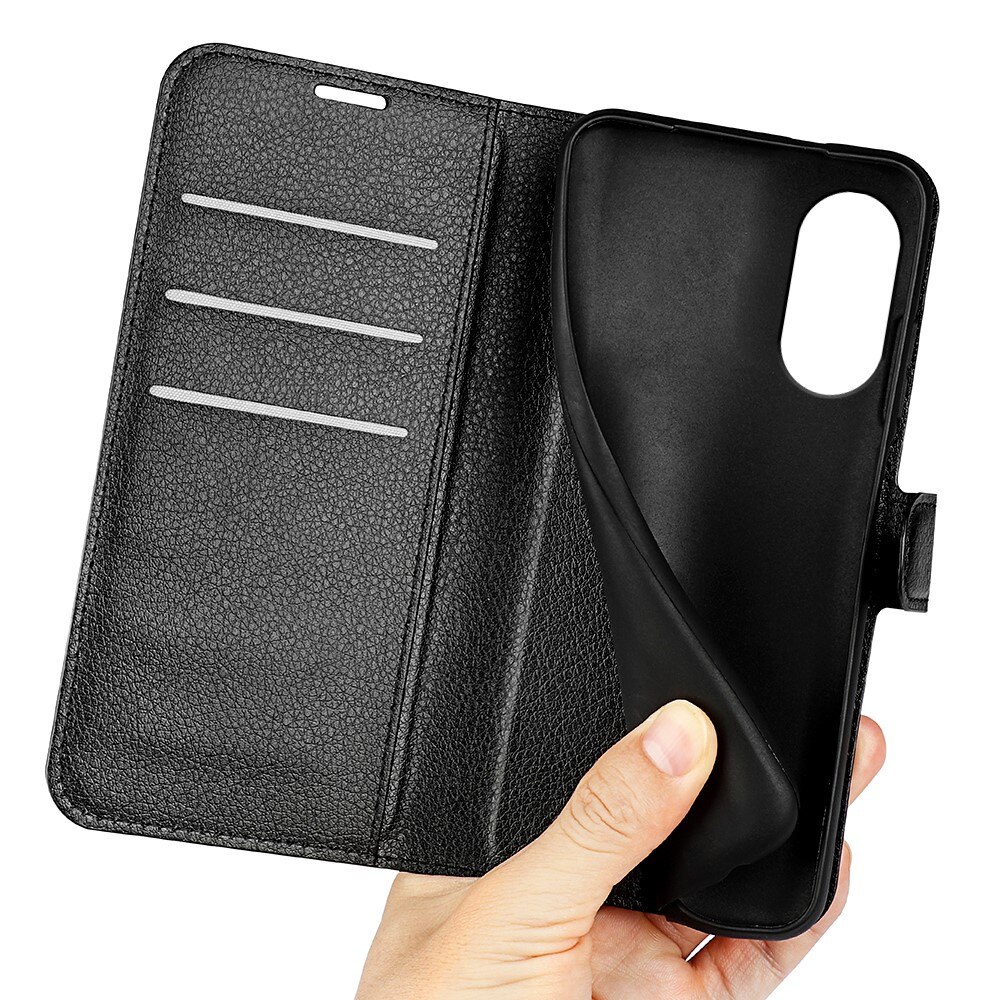 Coque portefeuille Sony Xperia 5 V, Noir