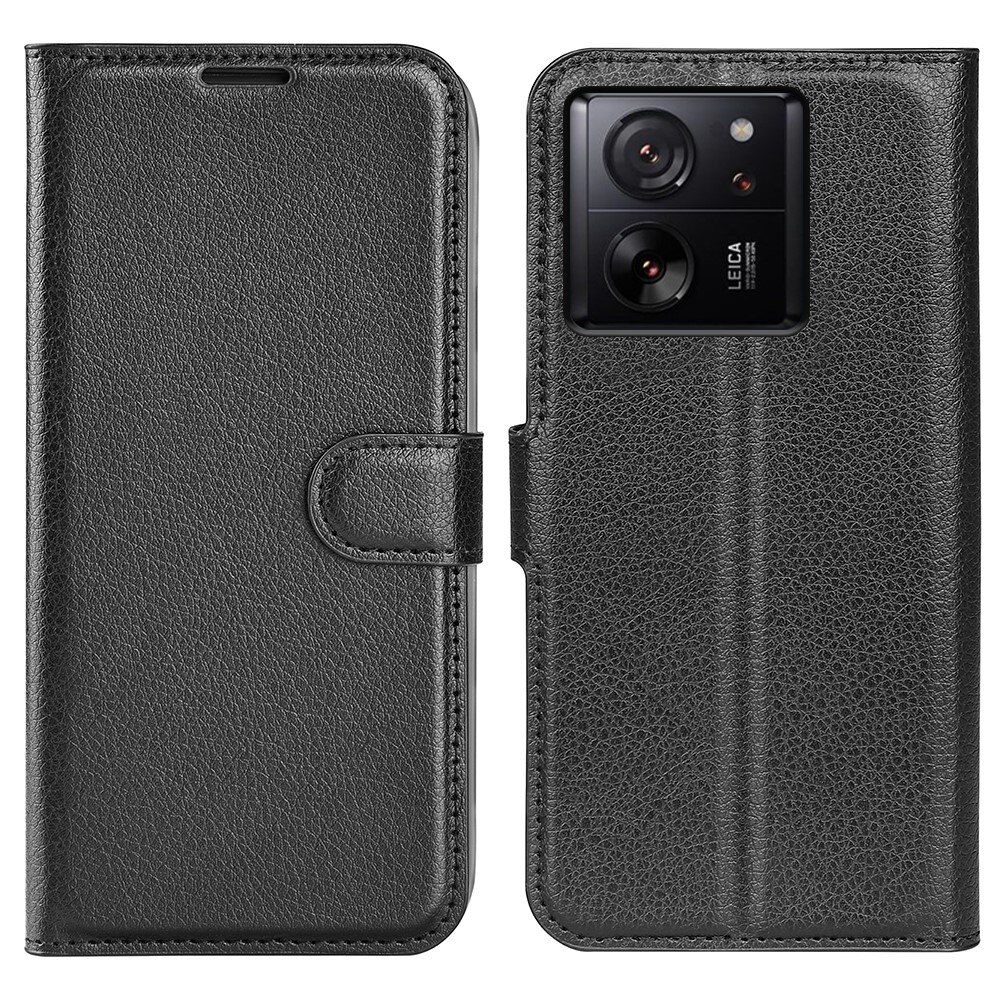 Coque portefeuille Xiaomi 13T, noir