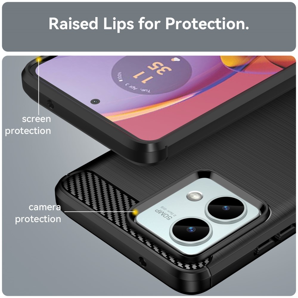 Coque TPU Brushed Motorola Moto G84, [FÄRG}