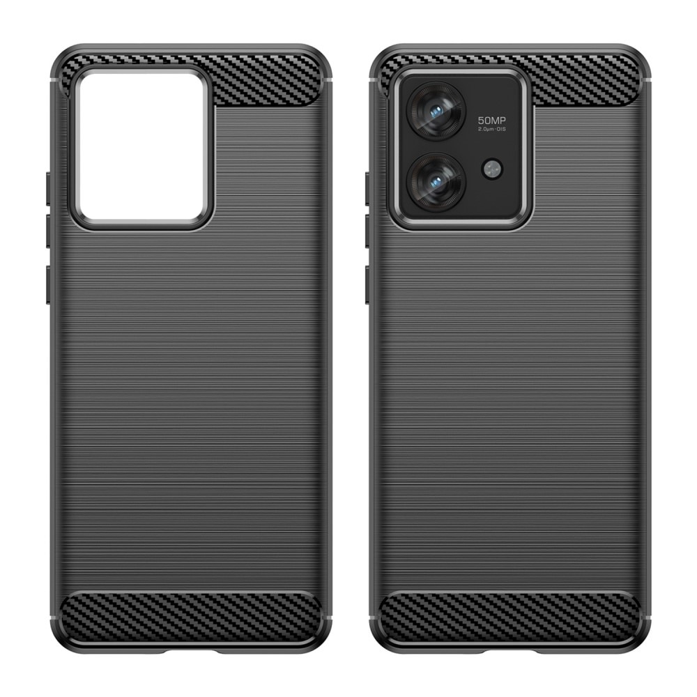 Coque TPU Brushed Motorola Edge 40 Neo, Black