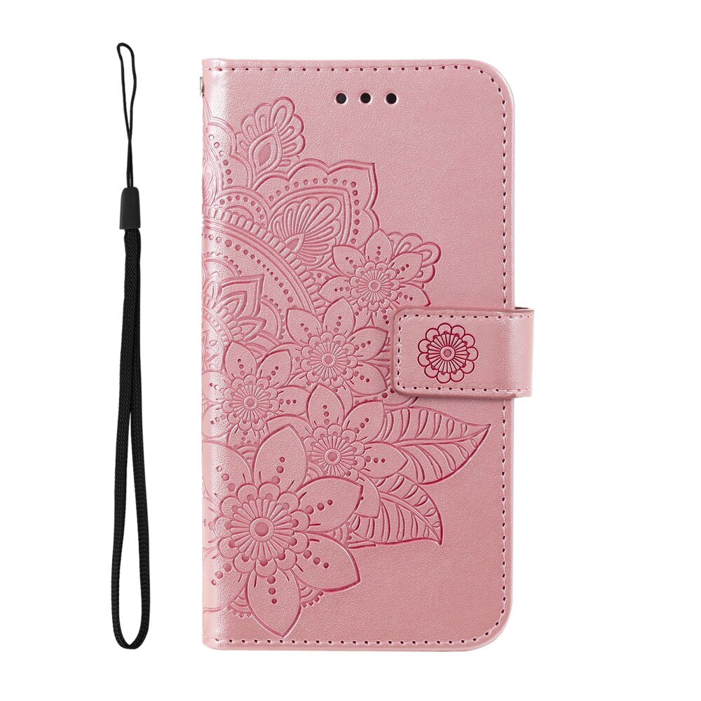 Étui en cuir Mandala Xiaomi 13T, rose