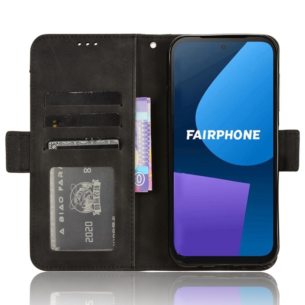 Étui portefeuille Multi Fairphone 5, noir