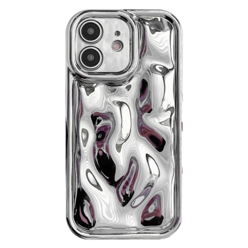 Coque TPU Wavy iPhone 12, argent