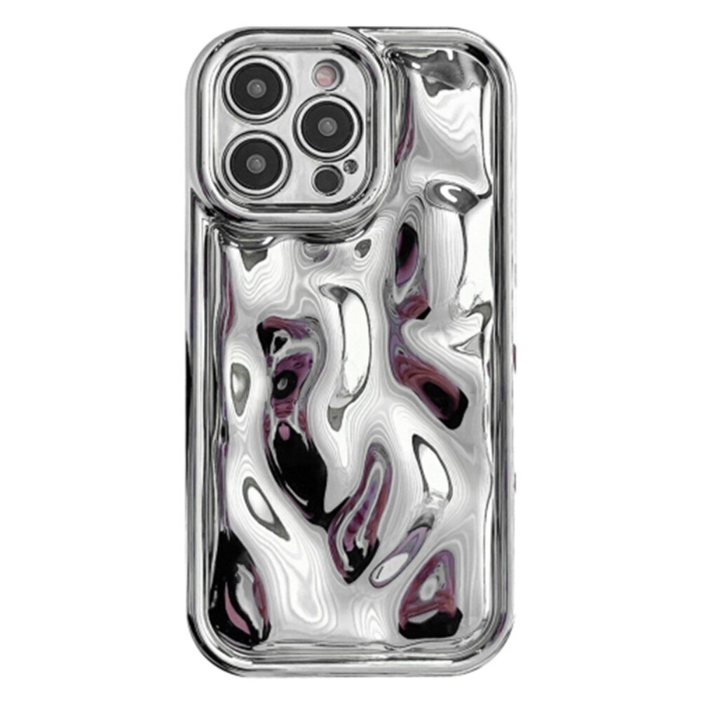 Coque TPU Wavy iPhone 15 Pro Max, argent