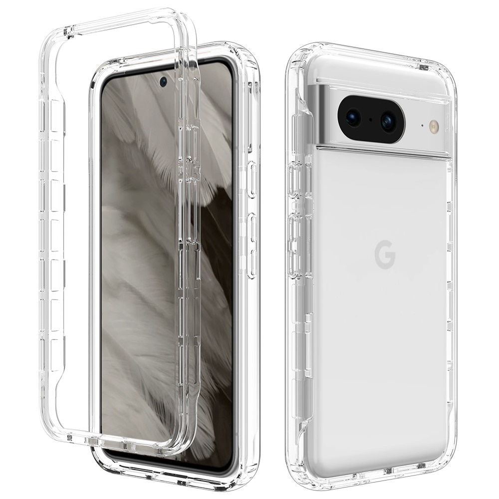 Coque de couverture complète Google Pixel 8, Transparent