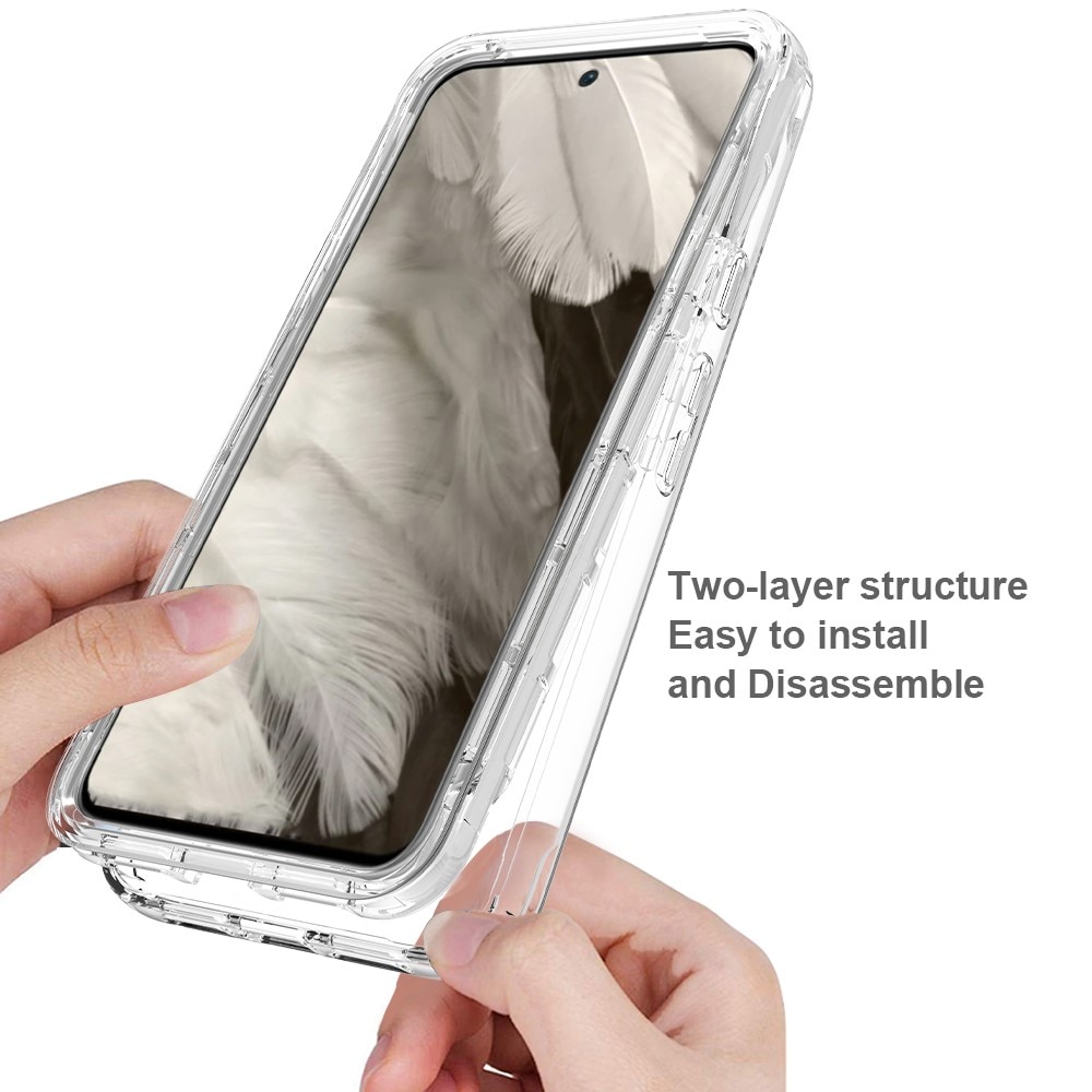Coque de couverture complète Google Pixel 8, Transparent