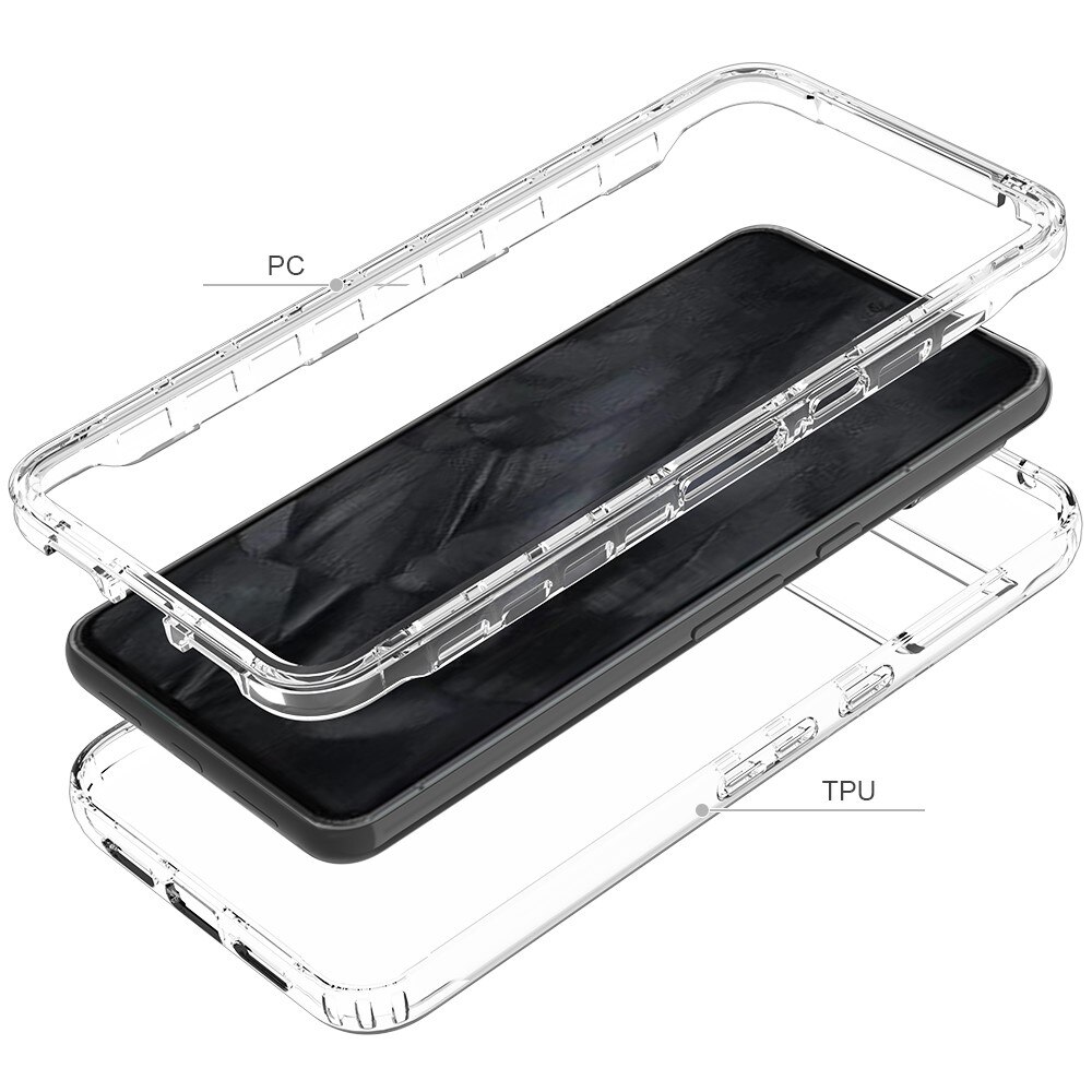 Coque de couverture complète Google Pixel 8 Pro, transparent