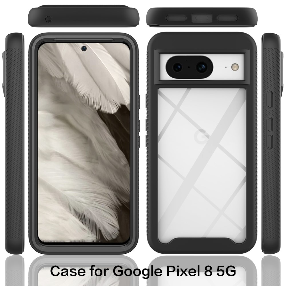 Coque Full Protection Google Pixel 8, noir