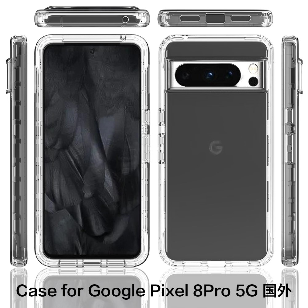 Coque Full Protection Google Pixel 8 Pro, transparent