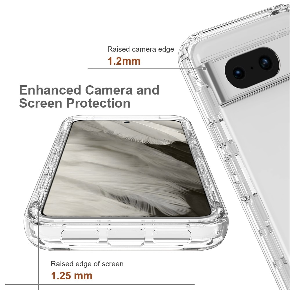 Coque Full Protection Google Pixel 8, Transparent