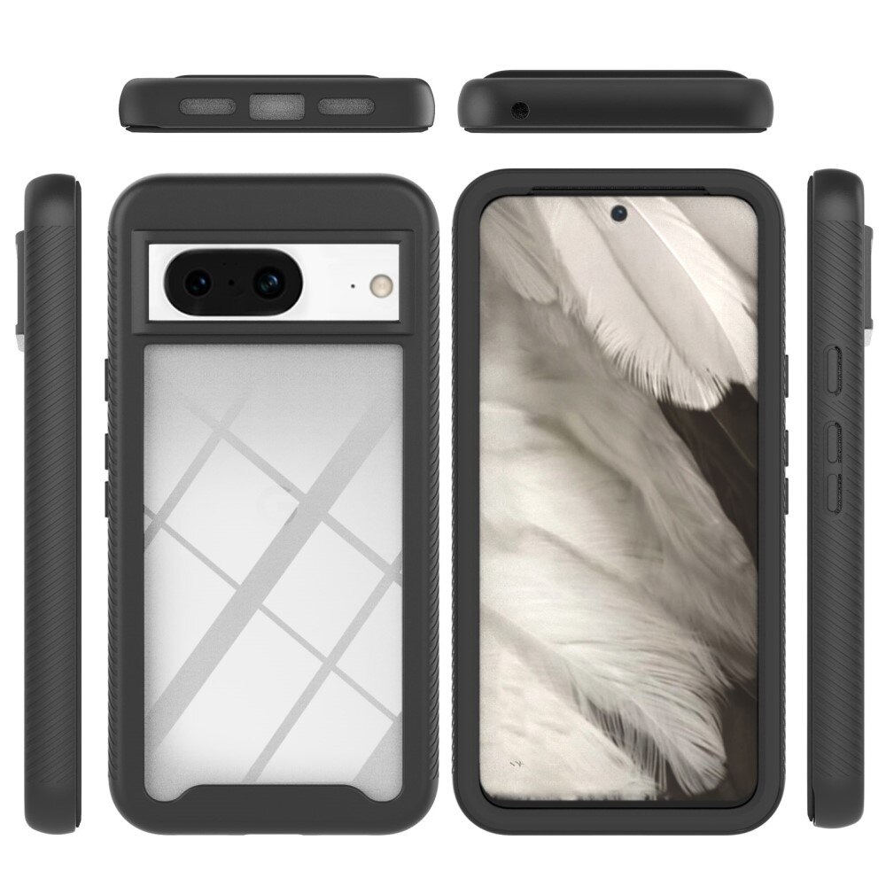 Coque de couverture complète Google Pixel 8, noir