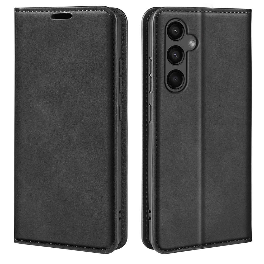 Coque portefeuille mince Samsung Galaxy A15, noir