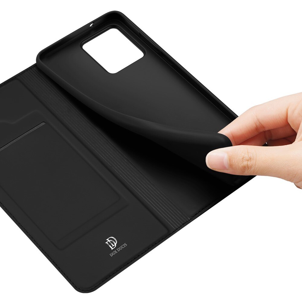 Étui portefeuille Skin Pro Series Motorola Moto G84, Noir