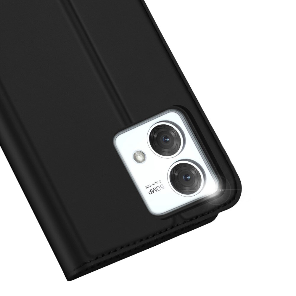Étui portefeuille Skin Pro Series Motorola Moto G84, Noir