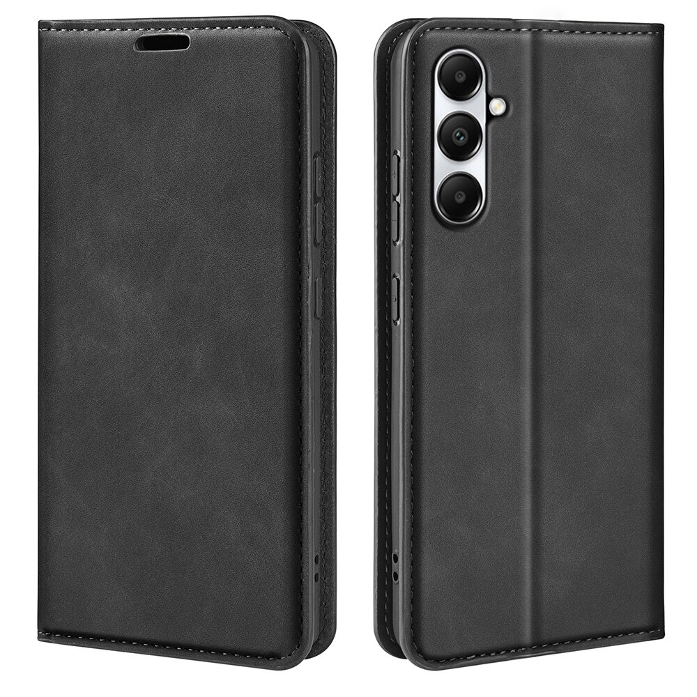 Coque portefeuille mince Samsung Galaxy A05s, noir