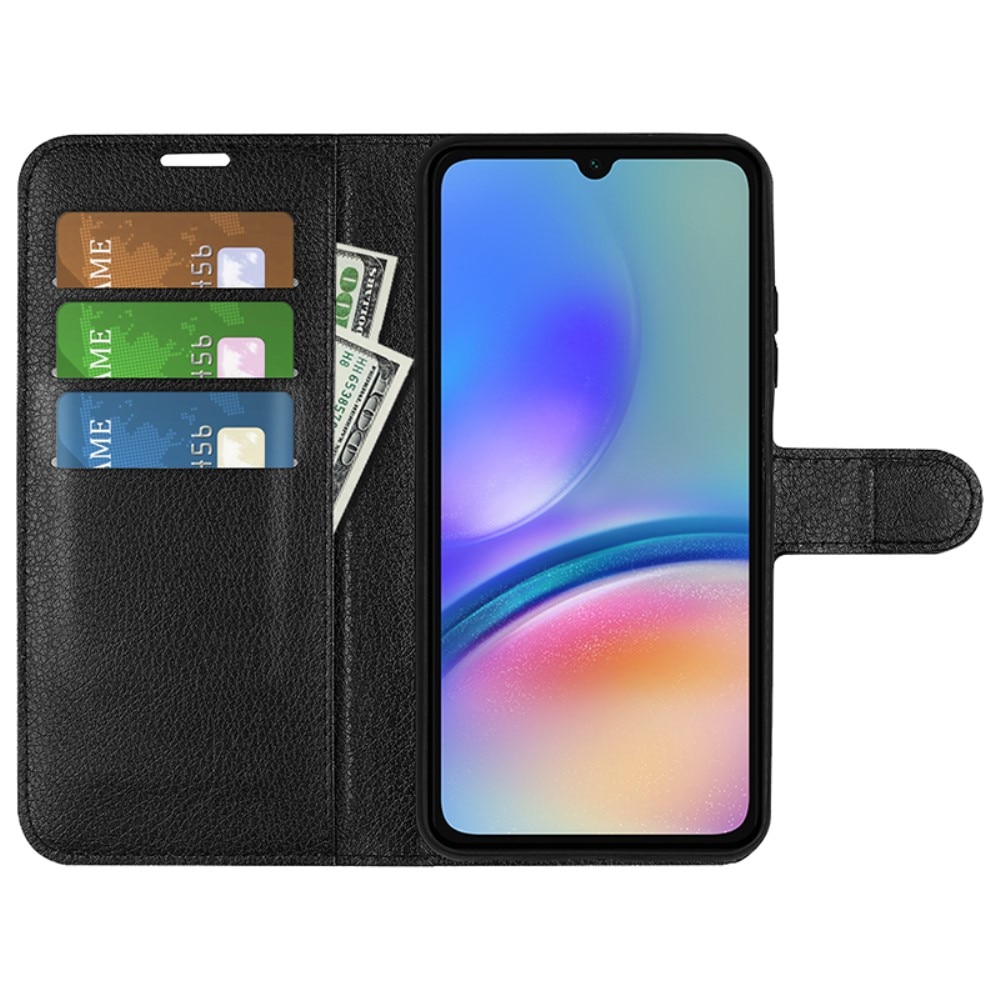 Coque portefeuille Samsung Galaxy A05s, Noir