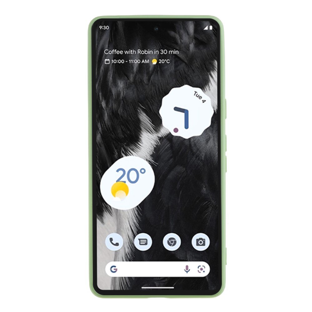 Coque TPU résistante aux chocs Google Pixel 8, Vert