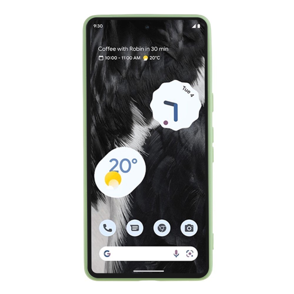 Coque TPU résistant aux chocs Google Pixel 8, vert