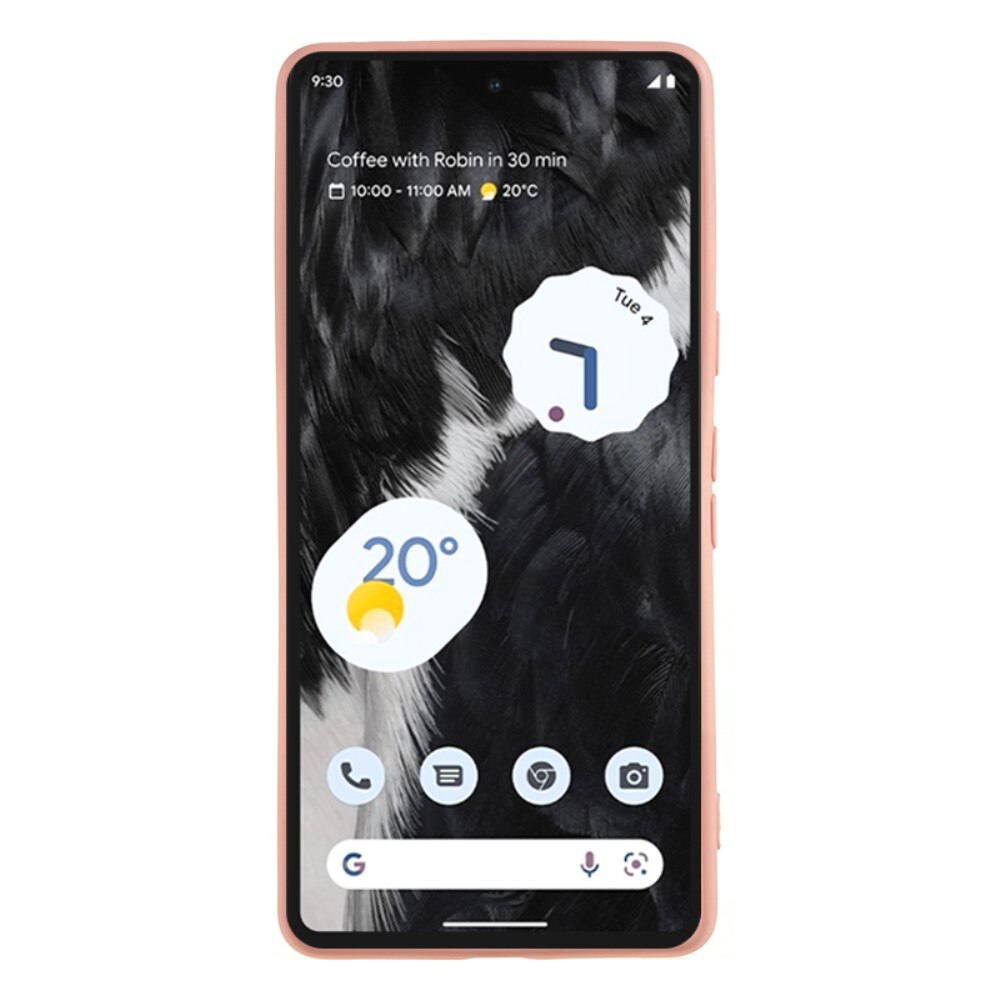 Coque TPU résistante aux chocs Google Pixel 8, Rose