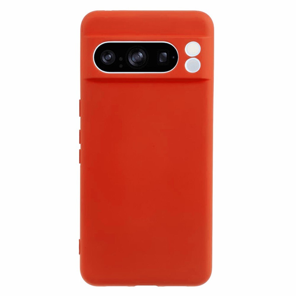 Coque TPU résistante aux chocs Google Pixel 8 Pro, rouge