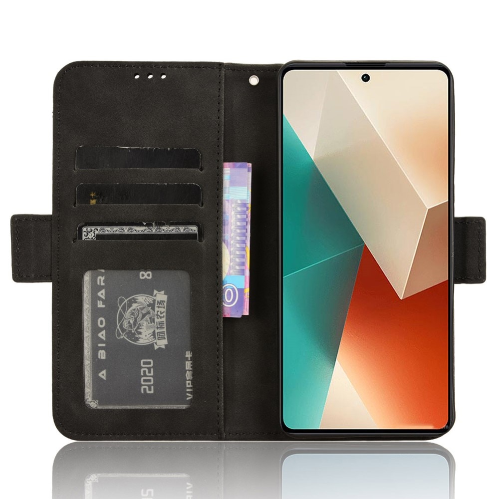 Étui portefeuille Multi Xiaomi Redmi Note 13, noir