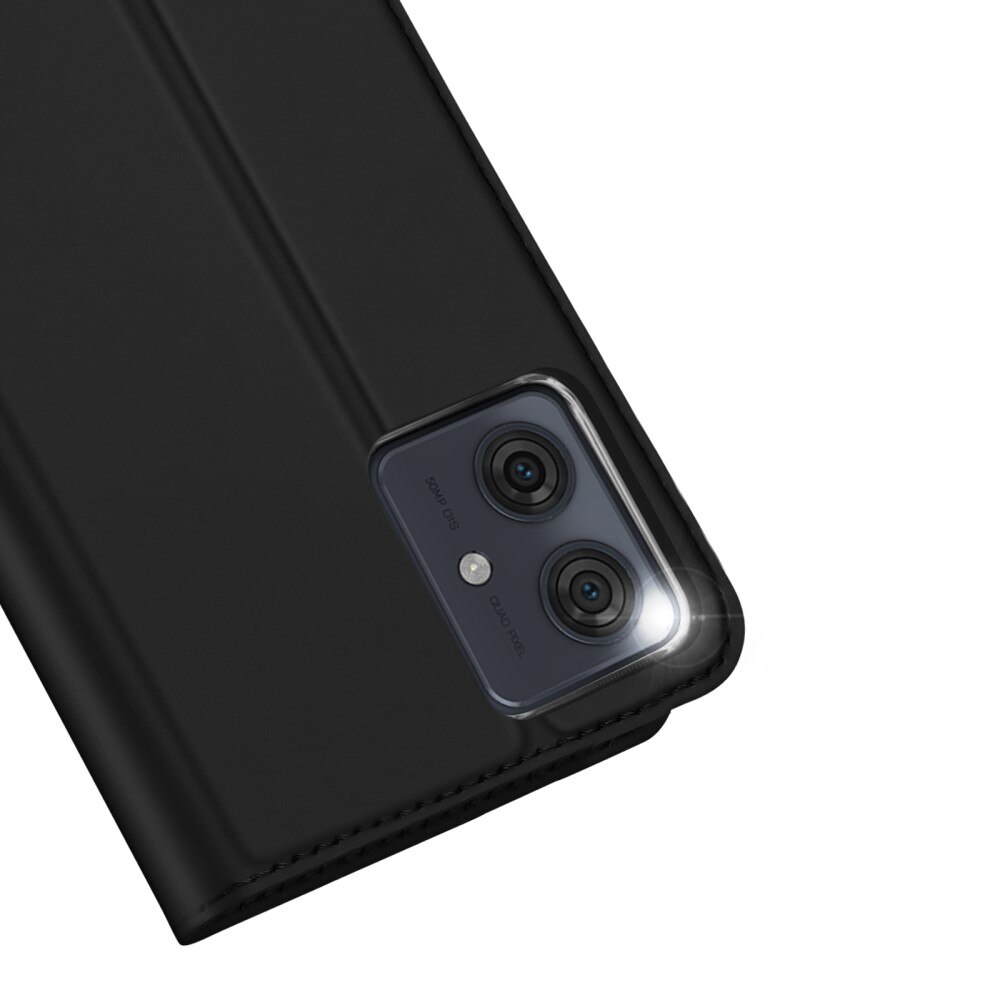 Étui portefeuille Skin Pro Series Motorola Moto G54, Noir