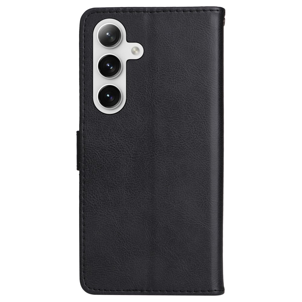 Étui portefeuille Samsung Galaxy S25, noir