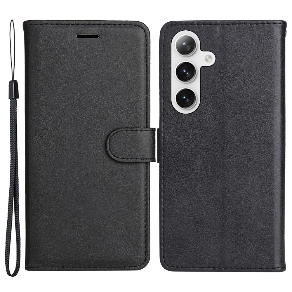 Étui portefeuille Samsung Galaxy S25, noir
