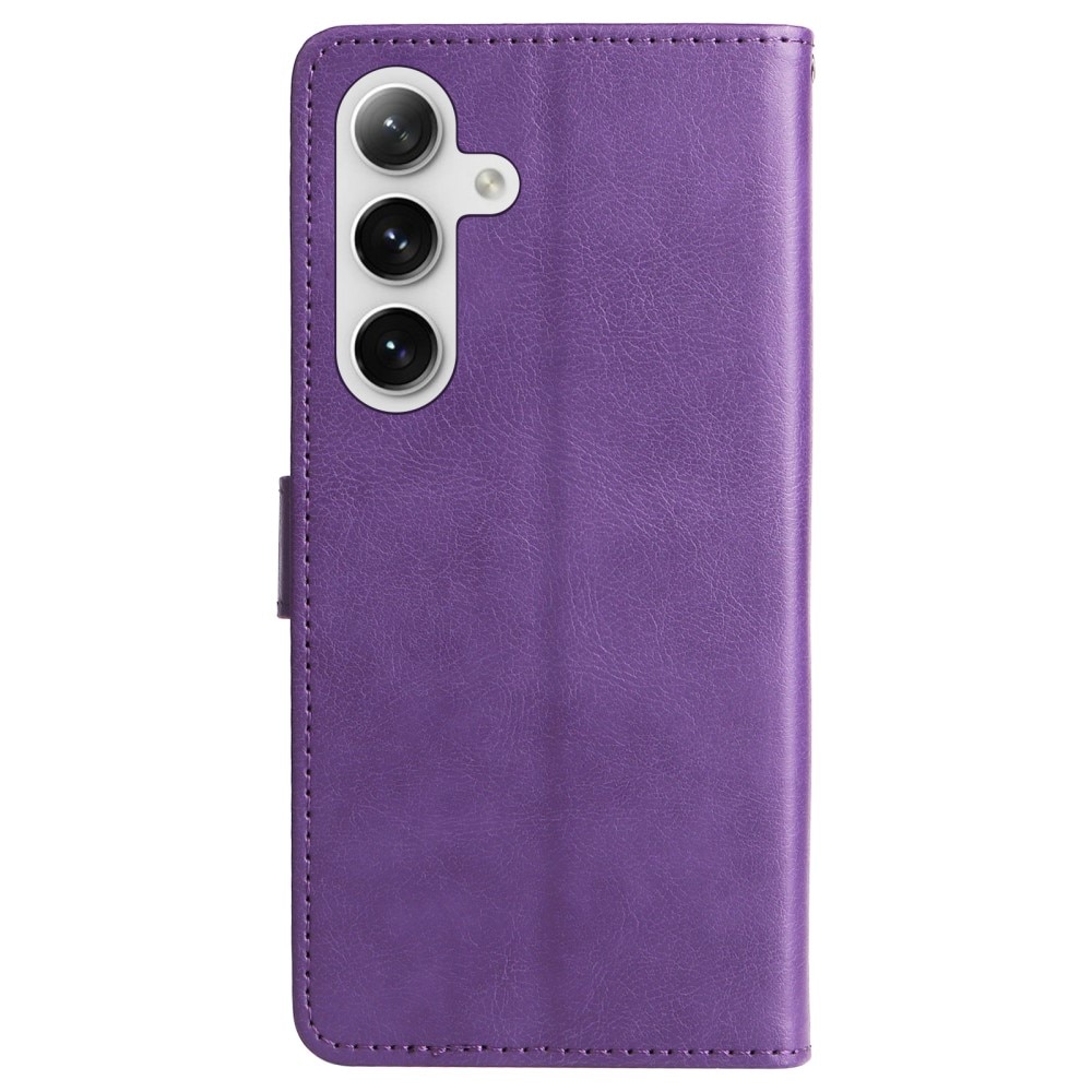 Étui portefeuille Samsung Galaxy S25, violet