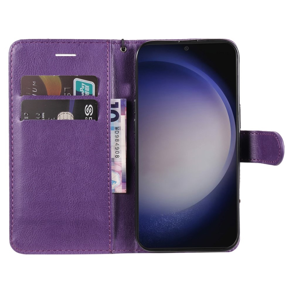Étui portefeuille Samsung Galaxy S25, violet
