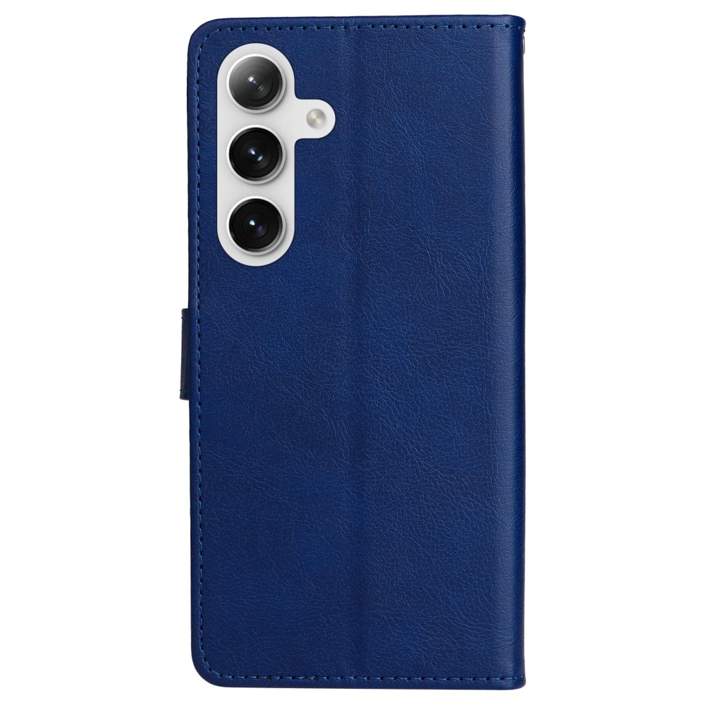 Étui portefeuille Samsung Galaxy S24, bleu