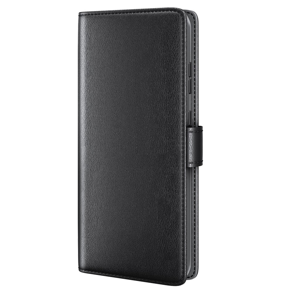 Étui en cuir veritable Samsung Galaxy S23 FE, Noir
