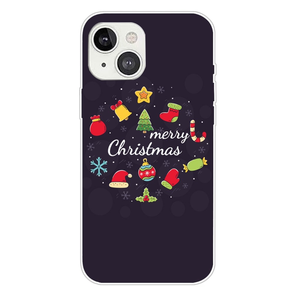 Coque TPU avec Motif de Noël iPhone 15 - Merry Christmas