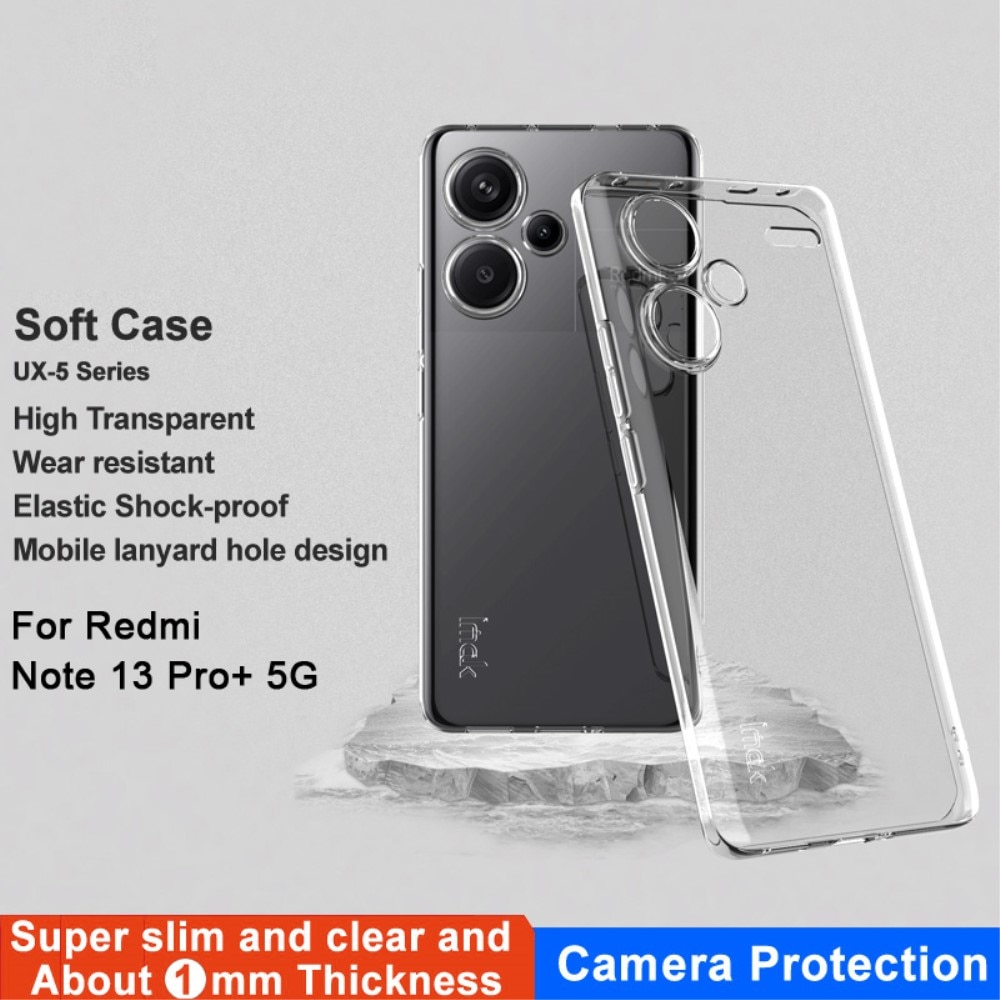 Coque TPU Case Xiaomi Redmi Note 13 Pro Plus, Crystal Clear