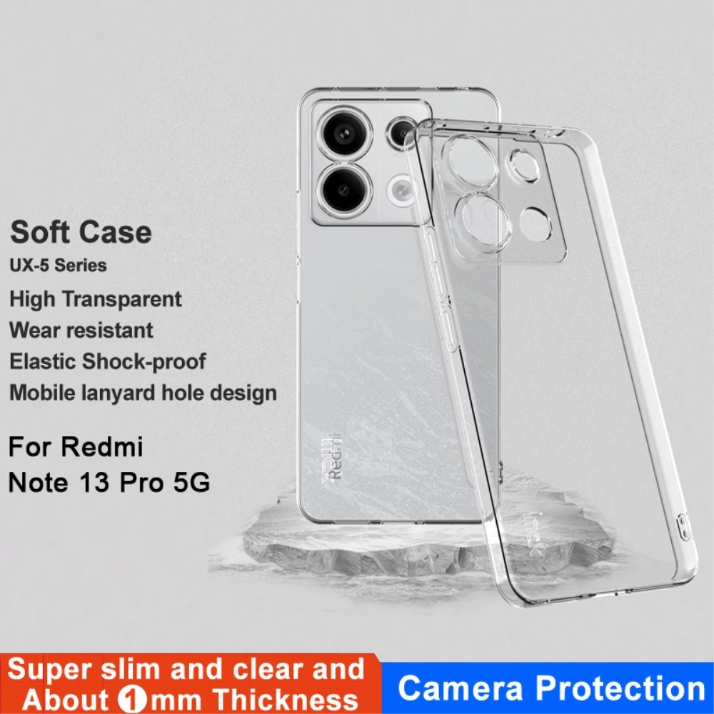 Coque TPU Case Xiaomi Redmi Note 13 Pro, Crystal Clear