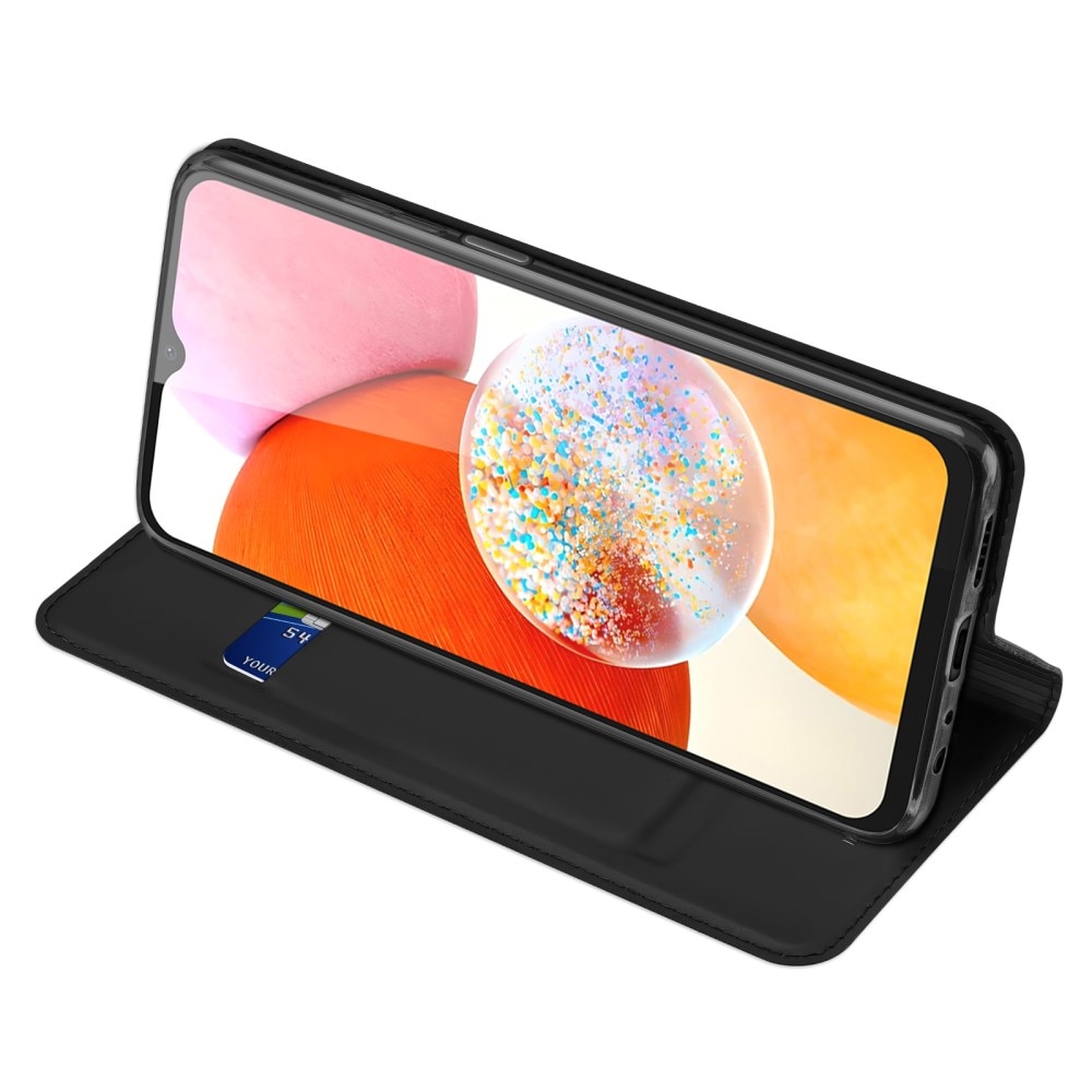 Étui portefeuille Skin Pro Series Samsung Galaxy A15, Noir