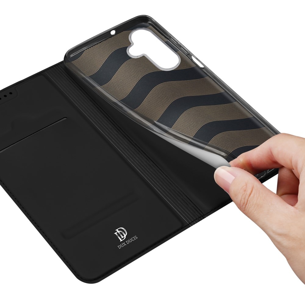 Étui portefeuille Skin Pro Series Samsung Galaxy A15, Noir