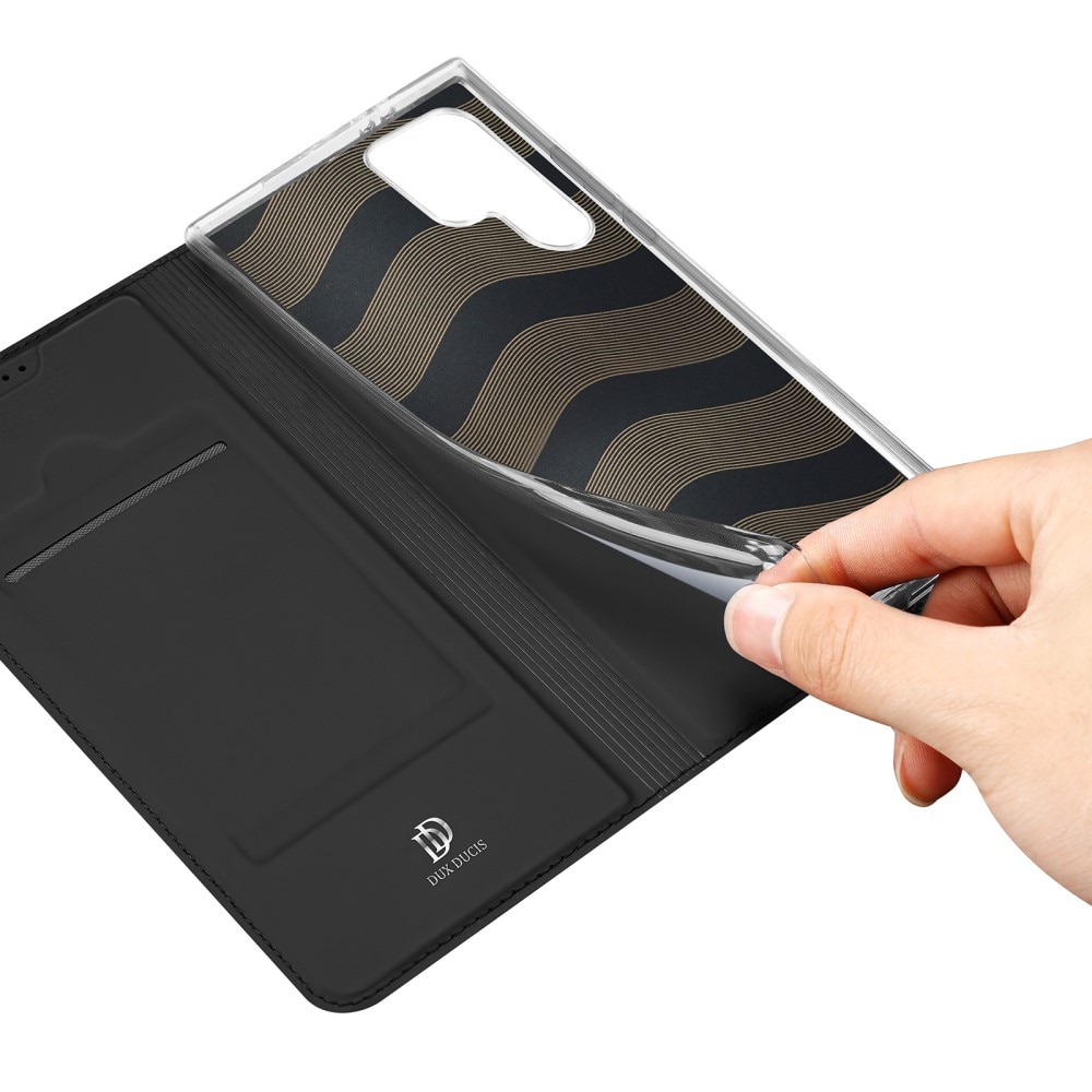 Étui portefeuille Skin Pro Series Samsung Galaxy S24 Ultra, Noir