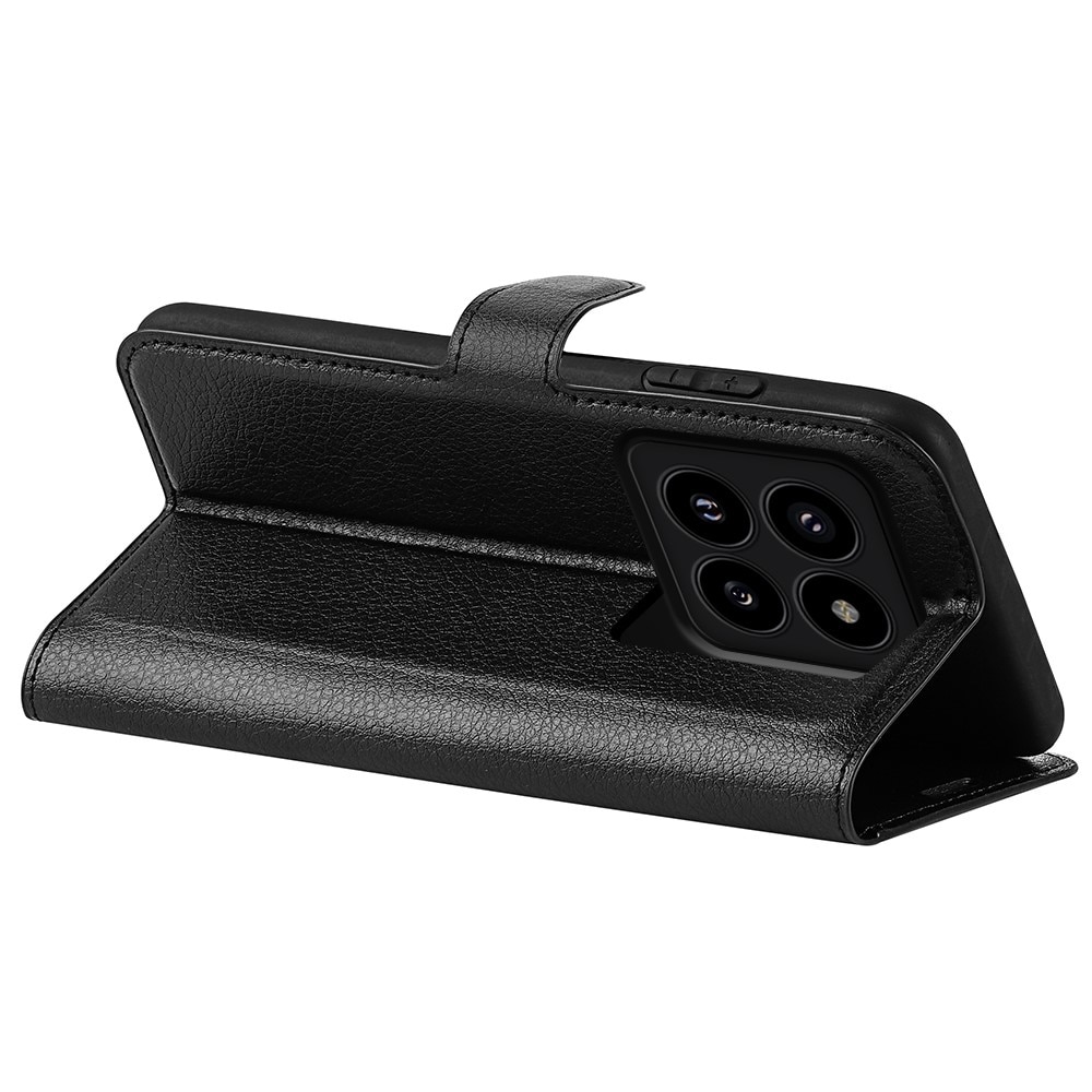 Coque portefeuille Xiaomi 14 Pro, Noir